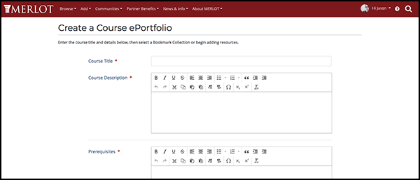 course eportfolio form 1course eportfolio form